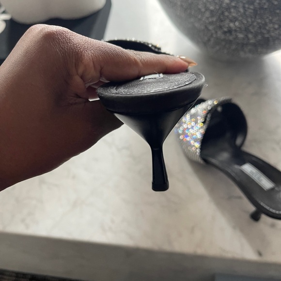 Authentic New Never Worn Prada Calzature Donna Sandals with Crystals - Picture 7 of 10